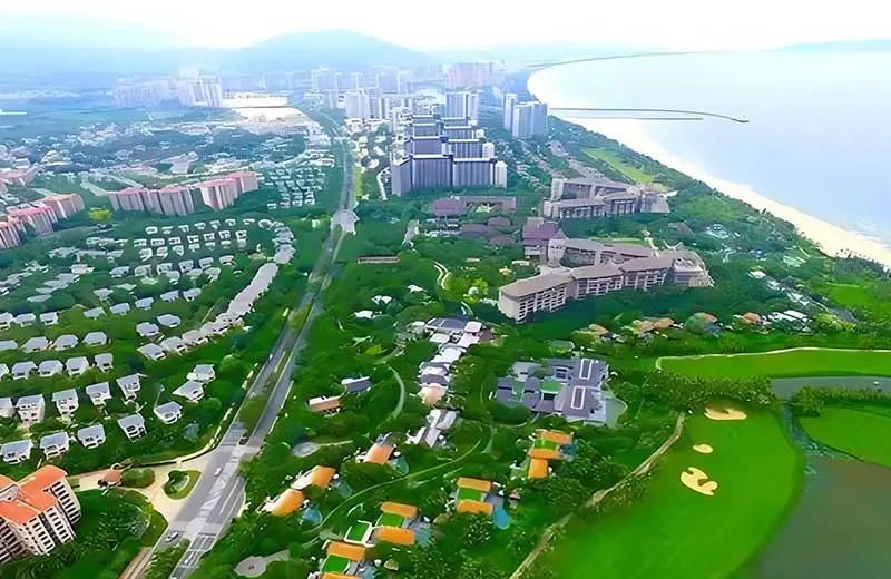 L'île de Hainan en mer de Chine méridionale