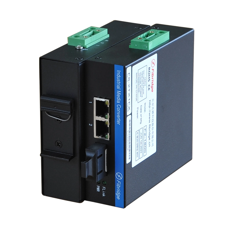 1-Port 1000M Fx 2-Port 1000M Tx Media Convertisseur