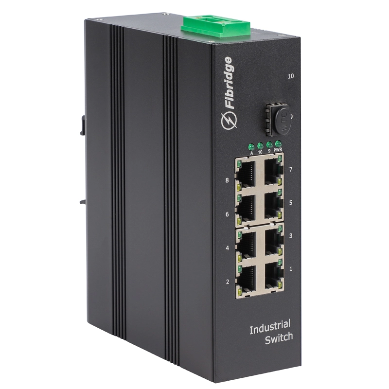 1-Port 1000M Fx 8-Port 1000M Tx Media Convertisseur