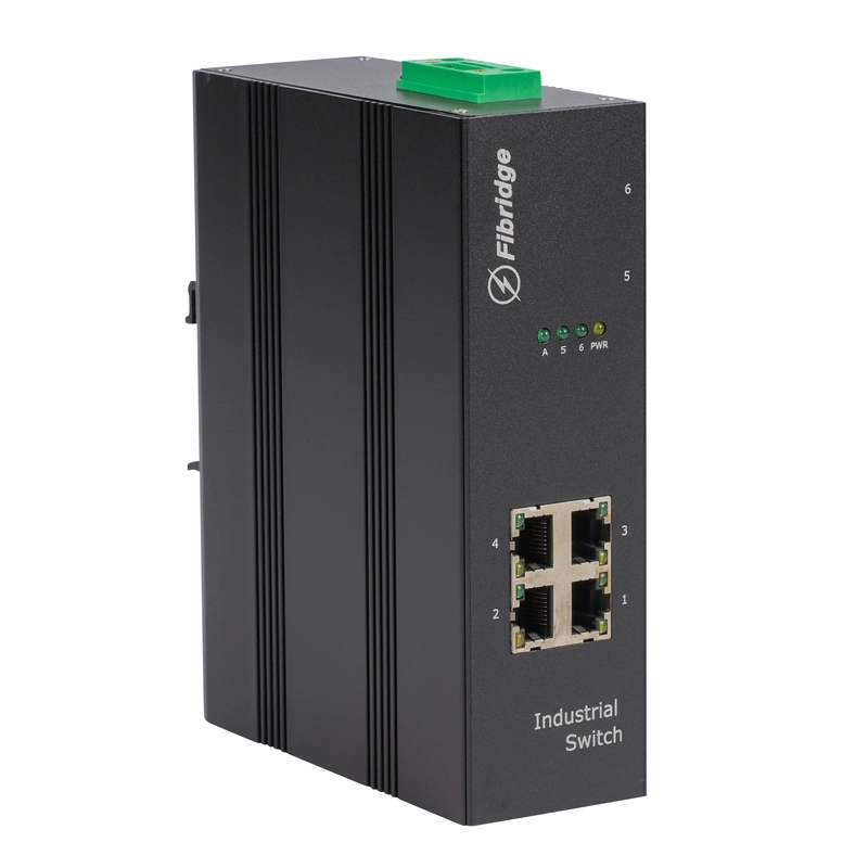 F6-4GT interrupteur industriel à rail DIN à 4 ports 1000Base-Tx
