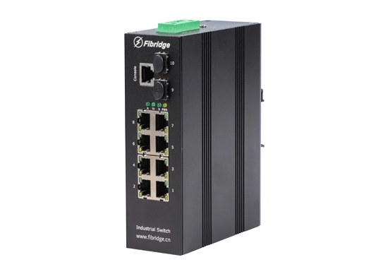 Commutateur industriel F6-M8GTPbt2GS L2 1G OPT et 8 Giga Ethernet 802.3bt PoE