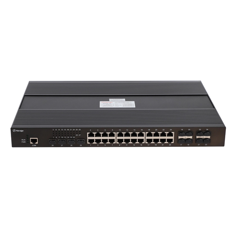 F6-M4X8GC24GT réseau industriel 4 10G OPT et 8 1G Combo et 24 GE Ethernet