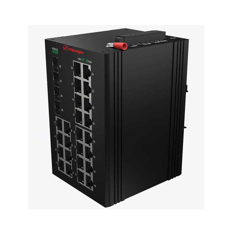 F6-M24GT4GX DIN-Rail géré 4 1000M Fx 24 1000M Tx commutateur industriel