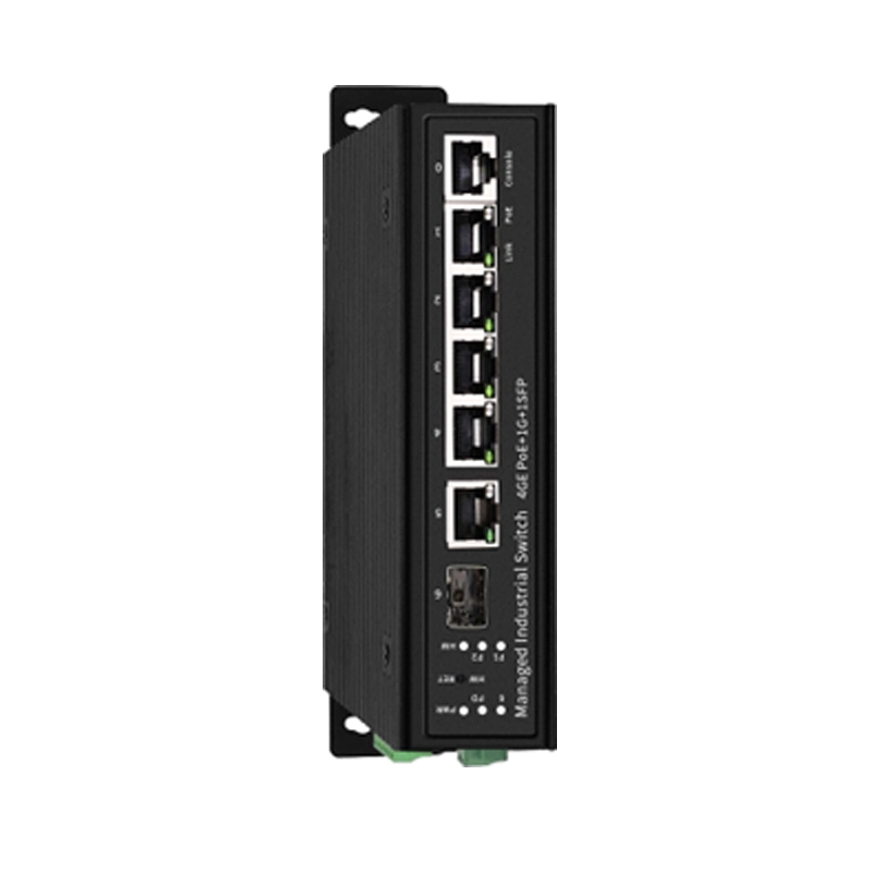 F6-5800-M5GT1GS géré 1 1G Opt et 5 ports Giga Base-T Industrial Switch
