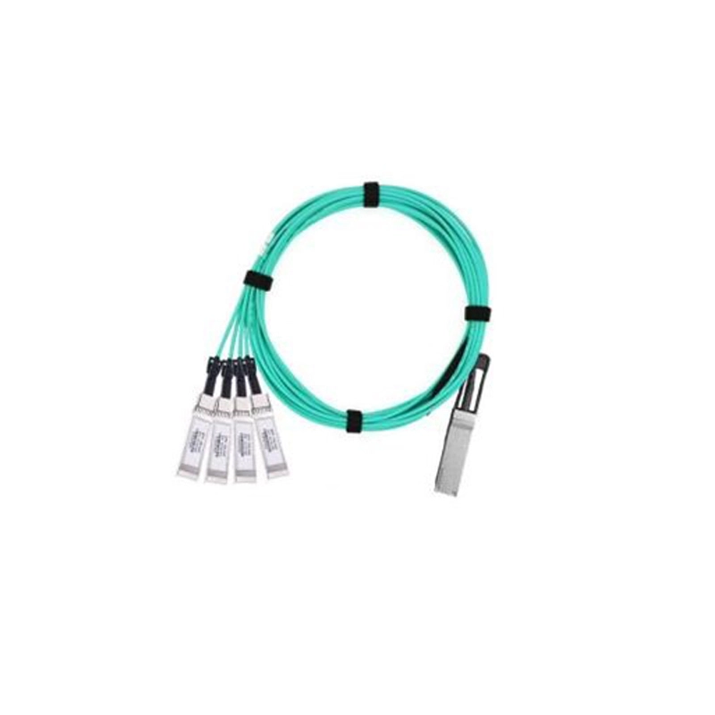 FSANAA34-M(L)xxC QSFP 40 Gb/s Percée parallèle Câble optique actif duplex intégral à quatre canaux