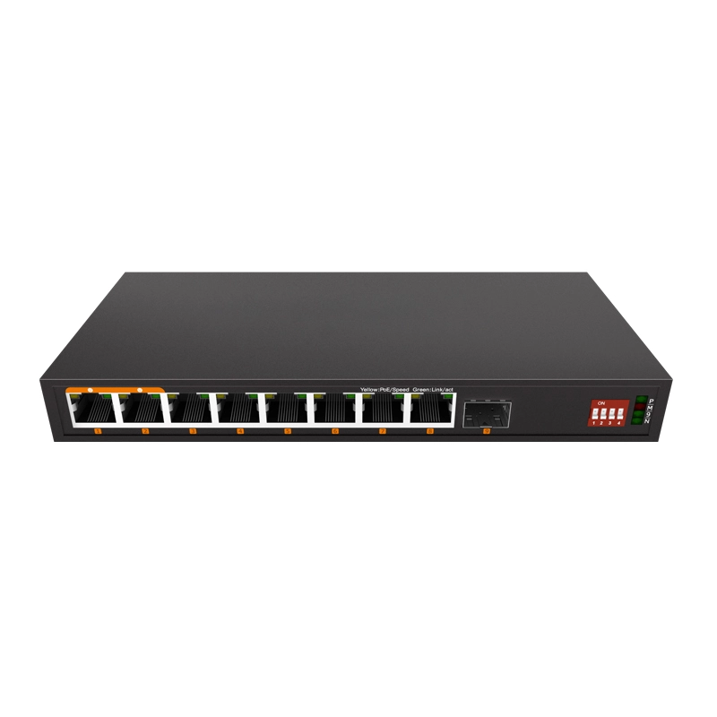 F6C-5800-8TP1FX commutateur non géré 1 100M OPT et 8 100M PoE