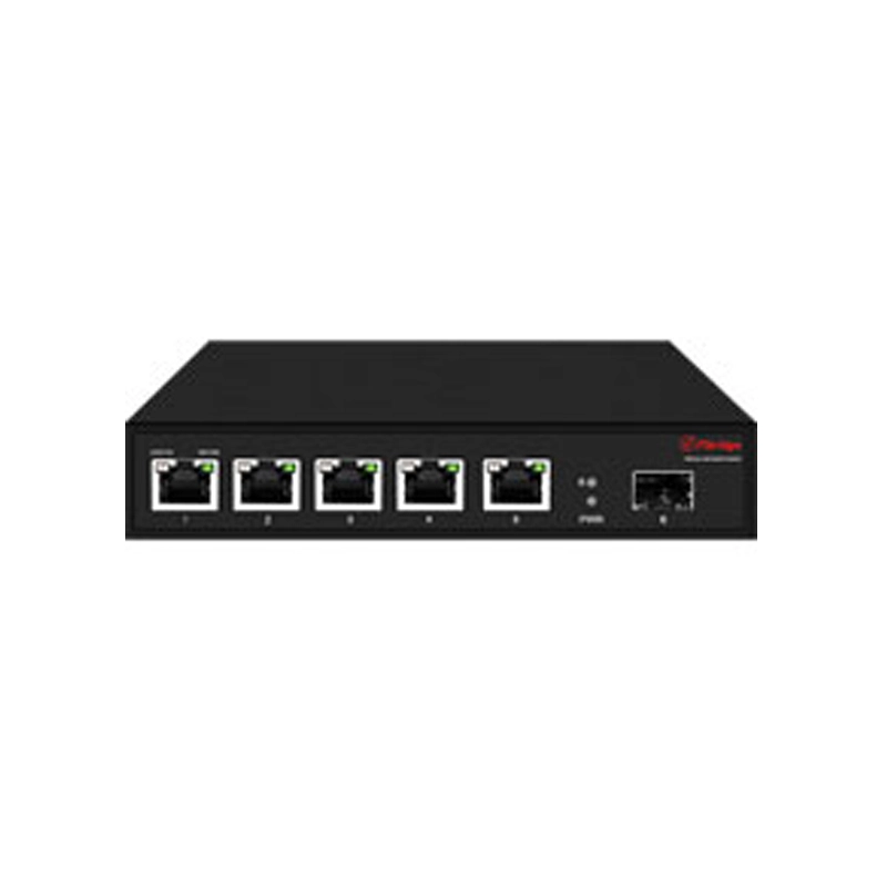 F6C-5ME1X de commutateur PoE de la liaison montante 10G SFP 5 ports 2.5G non géré