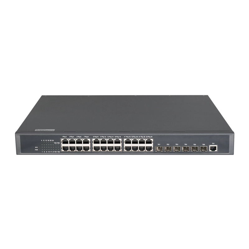 Commutateur électrique L3 à 6 ports 10G SFP 24 ports 1G