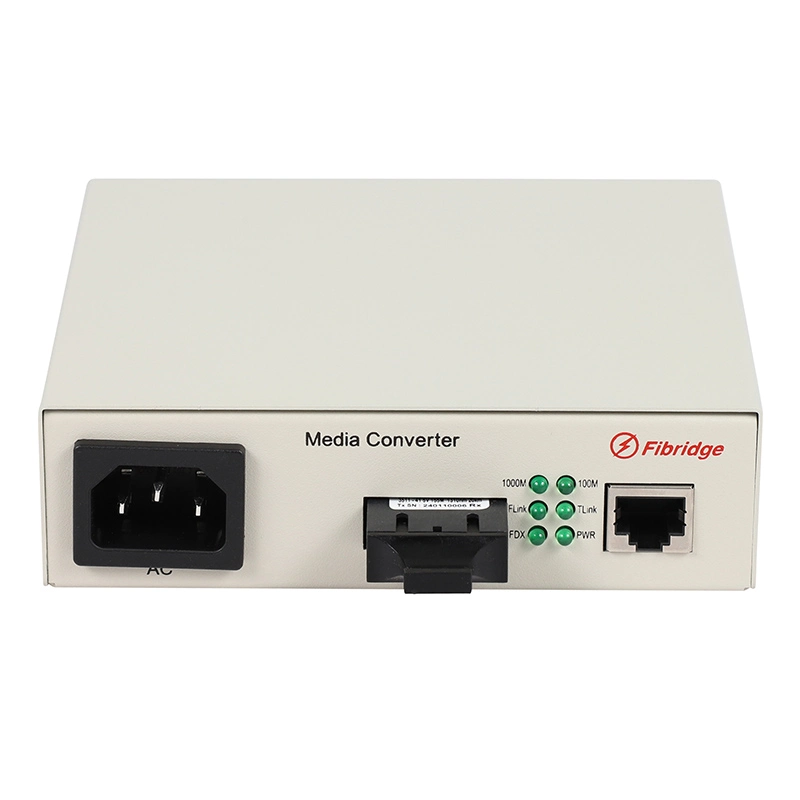 1-Port 1000M Fx 1-Port 1000M Tx Media Convertisseur